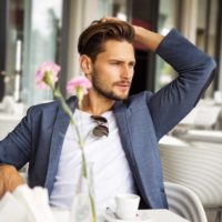Handsome looking man who needs the HPV vaccine