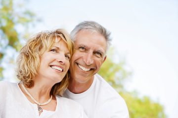 Portrait of a happy mature couple outdoors