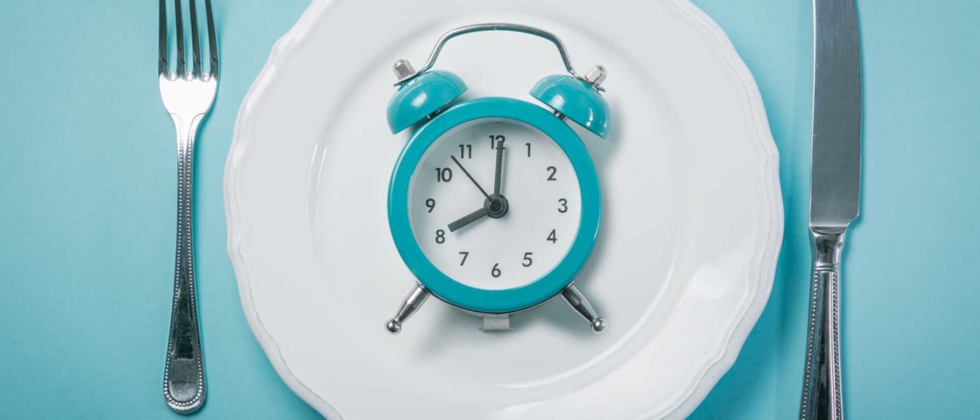 clock on a plate